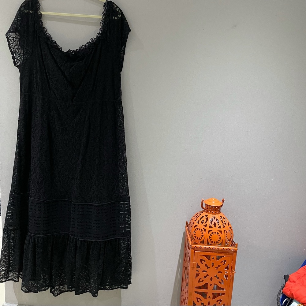 Eloquii lace midi dress NWT